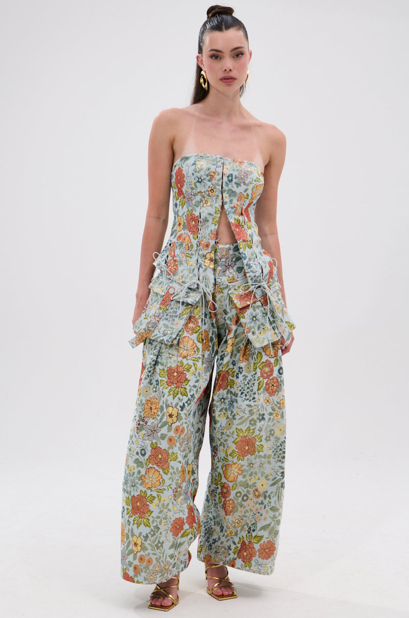 MARTHA FLORAL CORSET