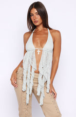 Bright Lights Halter Top Mist