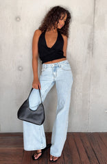 Cielo Low Rise Flare Leg Jeans Glacier Blue