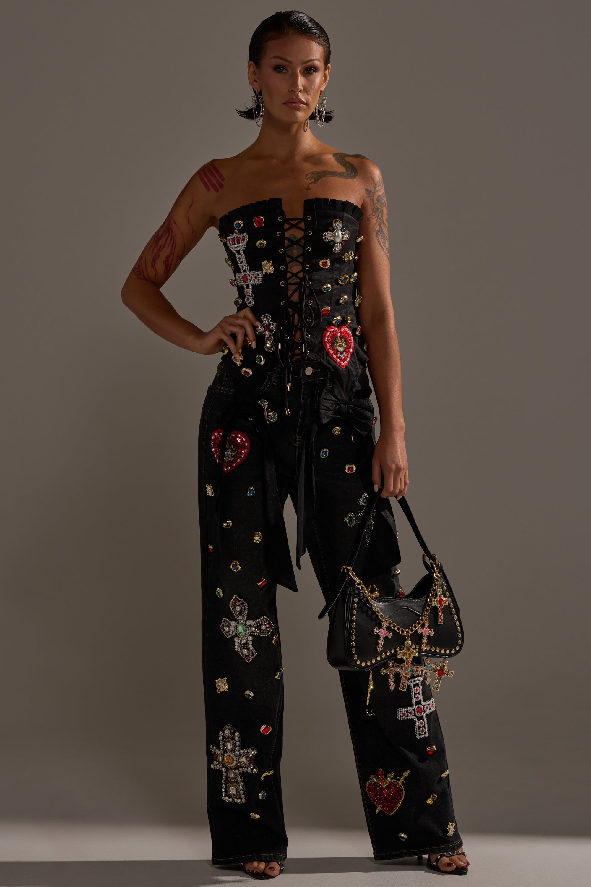 MAEVE EMBELLISHED CORSET