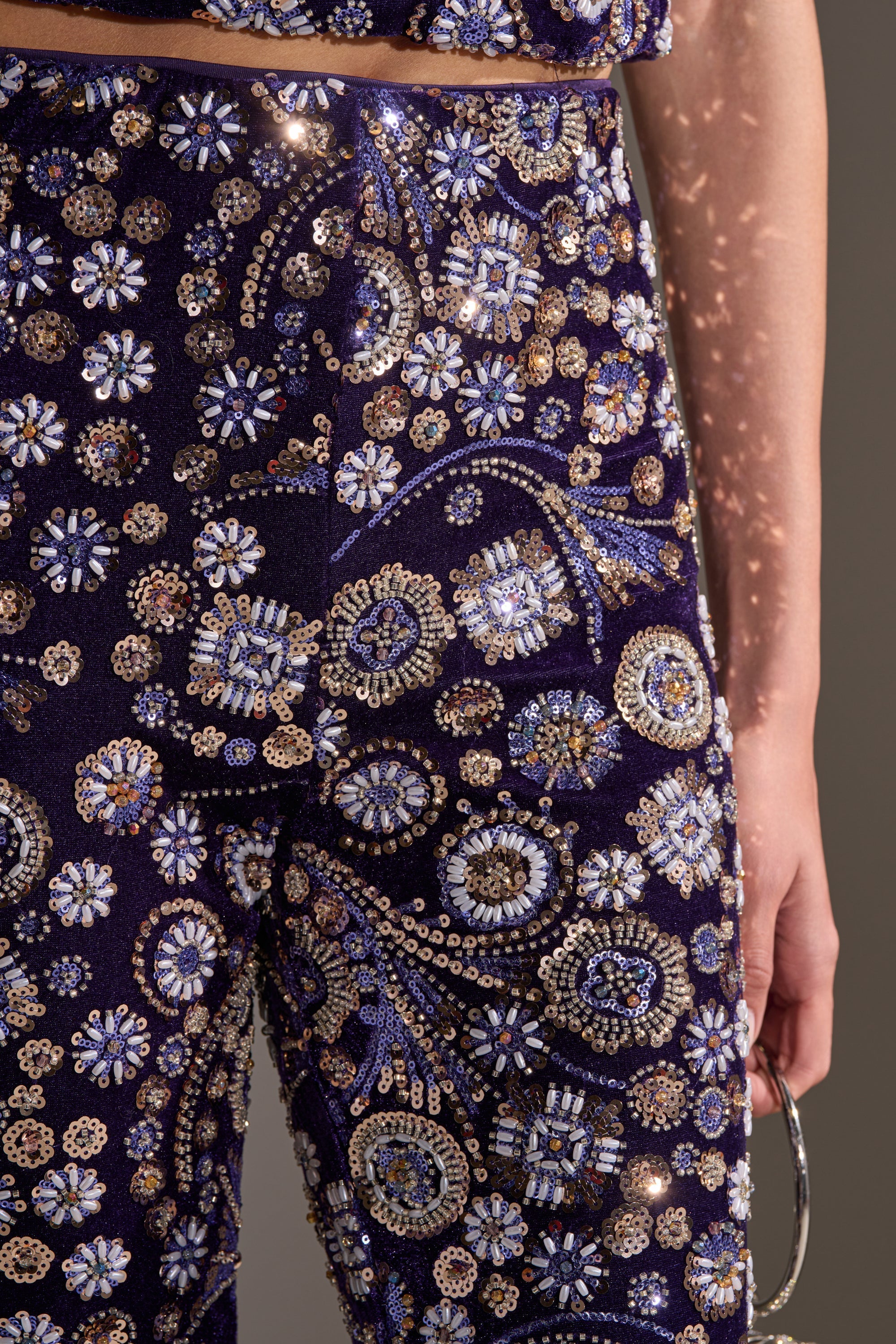 QUEEN OF EVERYTHING RHINESTONE TROUSER