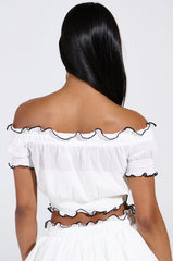 LINDSEY CROPPED TOP