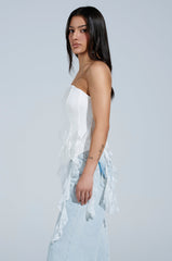 BELLE OF THE BALL LACE TRIM CORSET