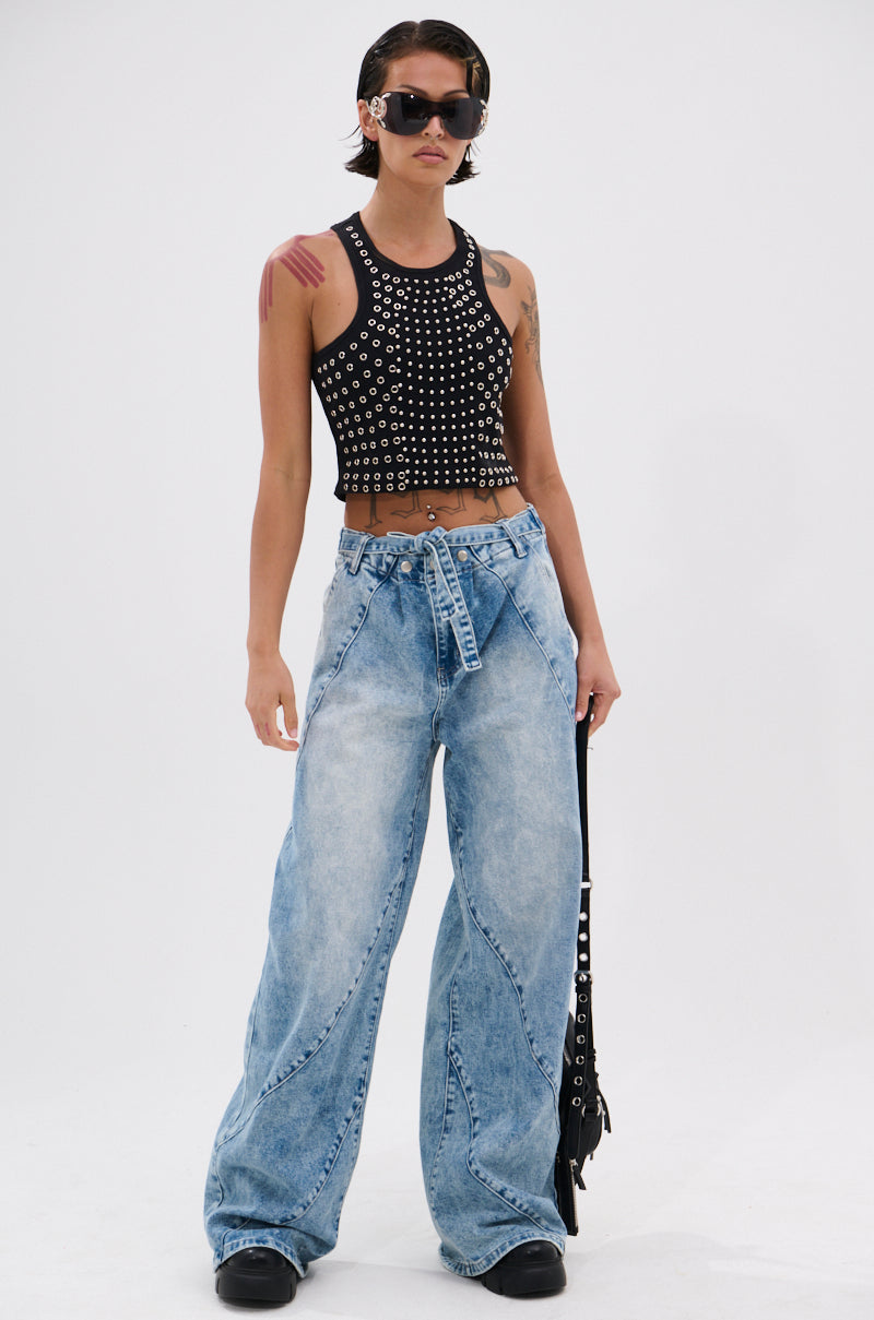 JANE GROMMET TANK TOP