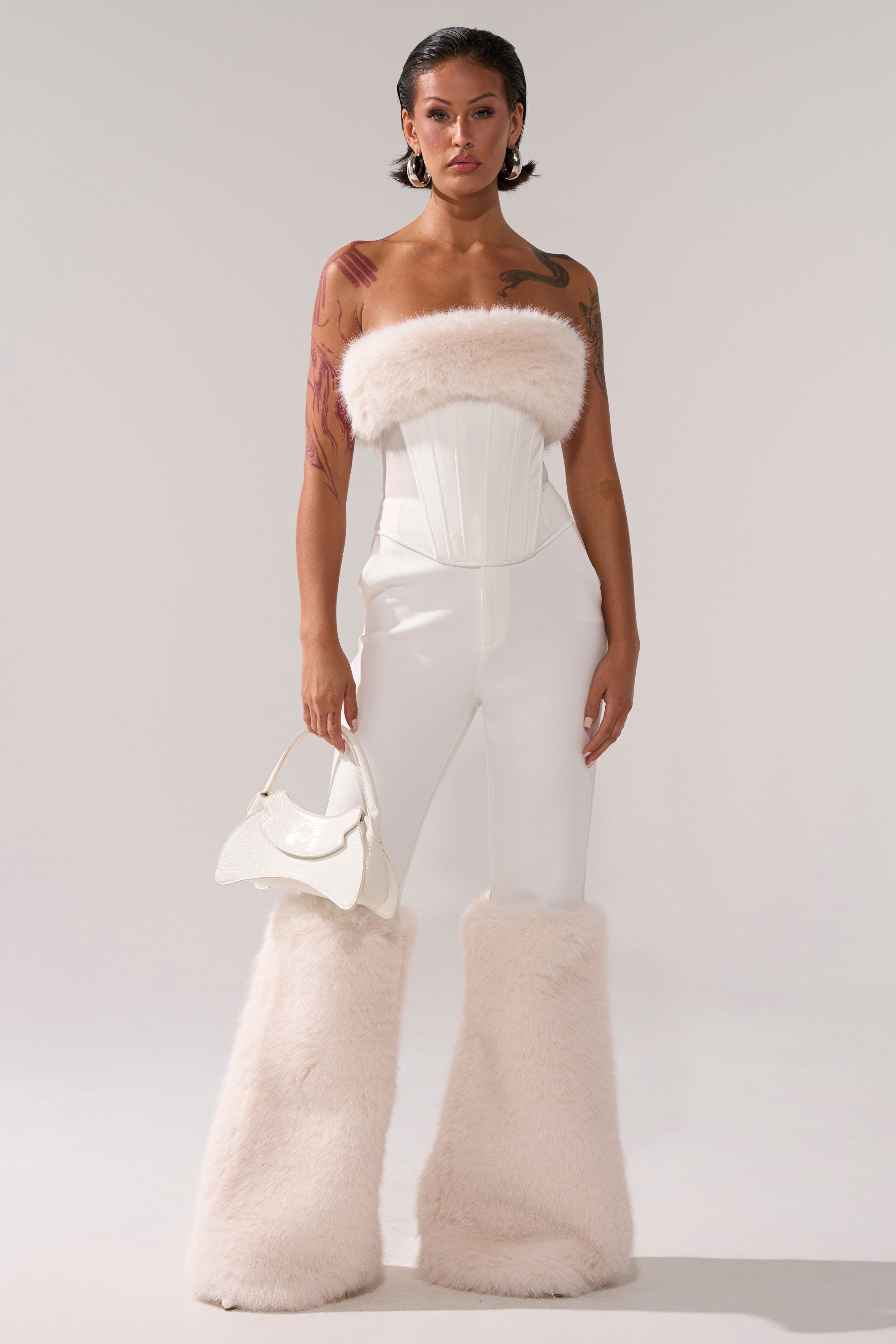 SNOW BUNNY TROUSER WITH FUR CUFF