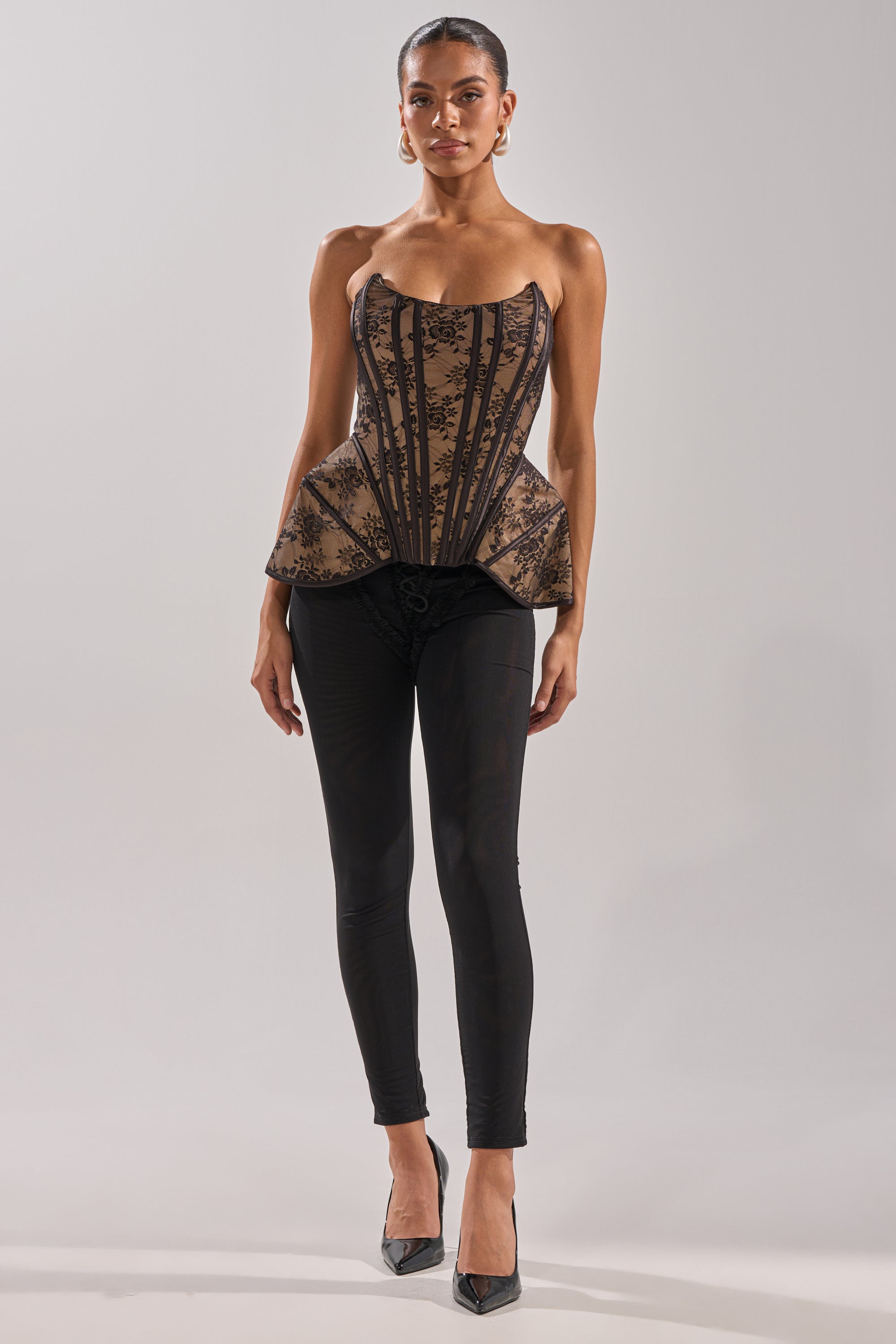 JUST A GIRL LACE CORSET