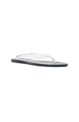 Dean Jelly Thong Sandals Black/Clear