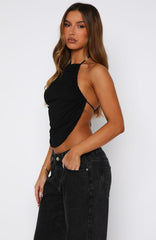 Everlasting Halter Top Black