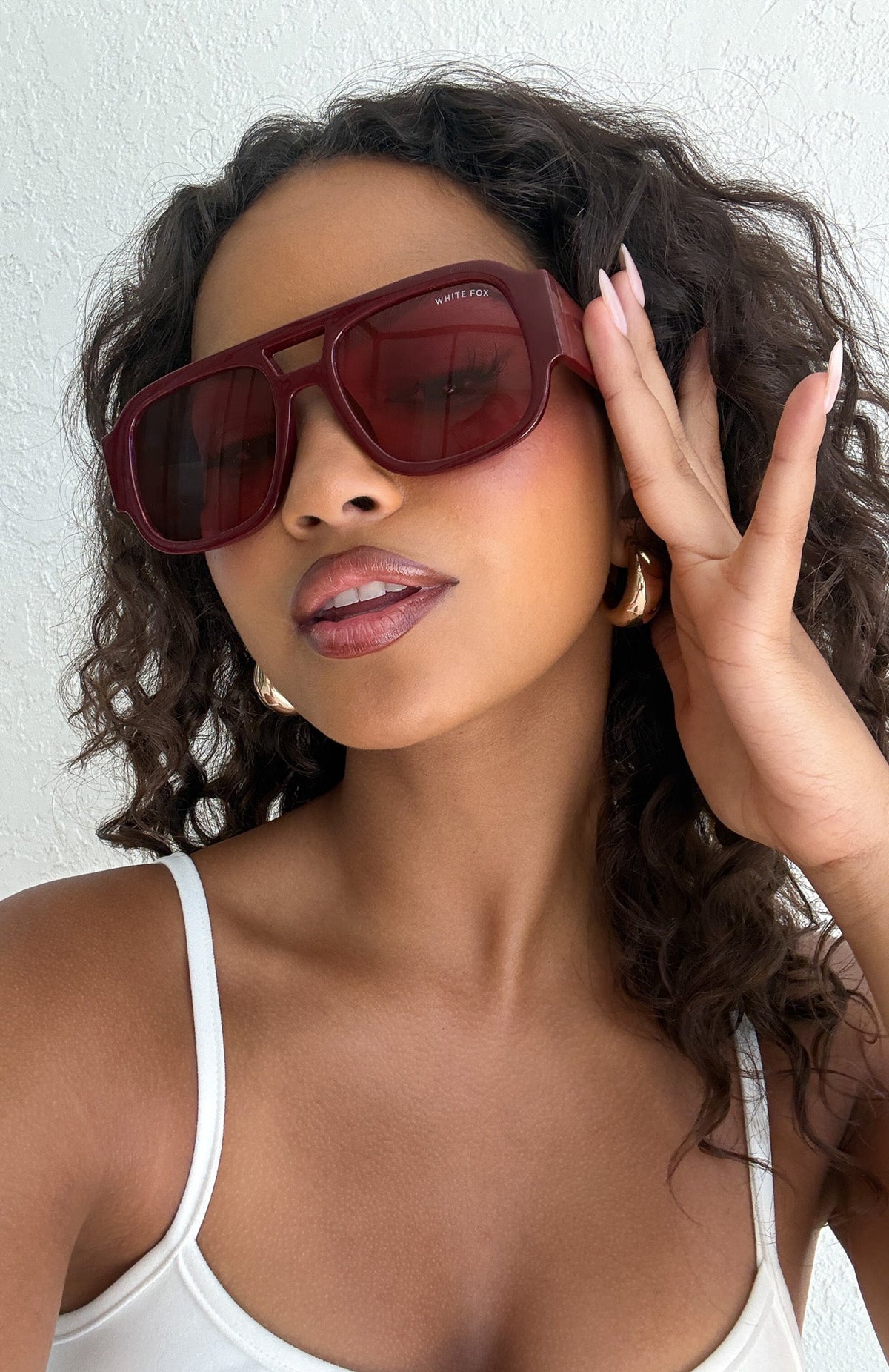 Tirza Sunglasses Burgundy
