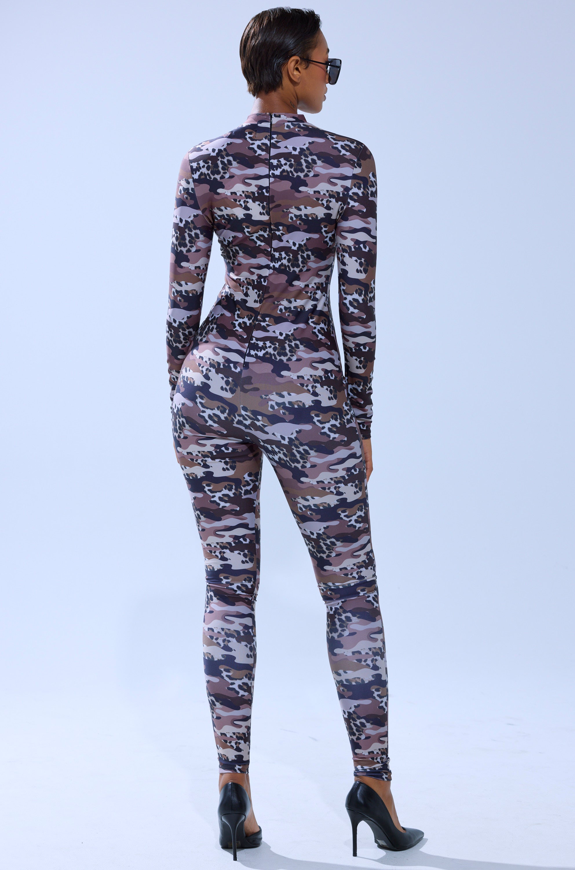 CAMO CHEETAH PRINT PLAYSUIT