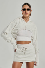 STINGY WITH MY TIME SUPER CROPPED SWEATSHIRT