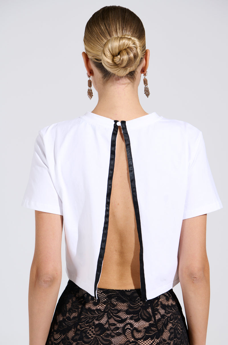 GIRLY POP BOW TEE