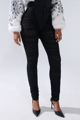 TIGHT AND SEXY RUCHED TROUSER