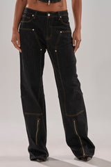 HARDEST TO LOVE WIDE LEG DENIM