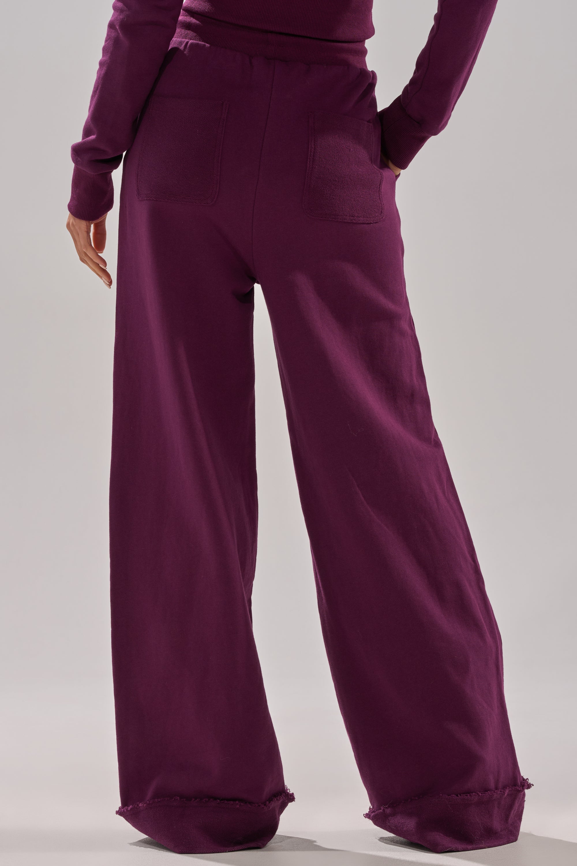 SHE'S GONE, YOU'RE FINE WIDE LEG JOGGER