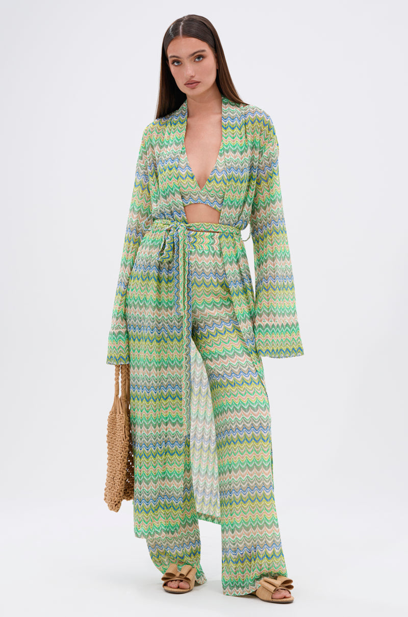 JUST A FEELING CROCHET PALAZZO PANT