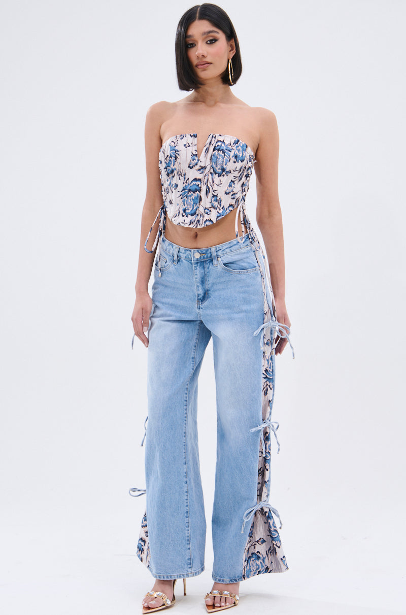 SEASONAL AWAKENING BROCADE CORSET