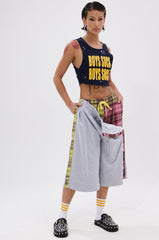 BOYS LIE DISTRESSED CROPPED TANK TOP