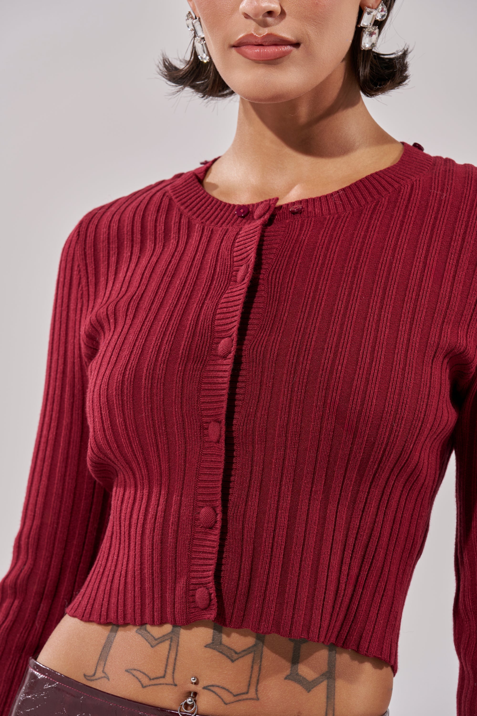 EASE MY MIND CARDIGAN WITH FUR TRIM
