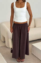 Lost In Your Love Maxi Skirt Chocolate