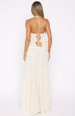 Slay Today Maxi Skirt Cream