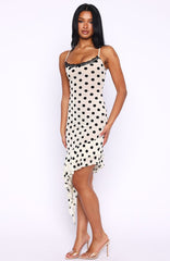 Ritz And Romance Midi Dress Cream Polka Dot