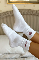 Amore Mio Socks White