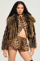 AURORA FAUX FUR JACKET