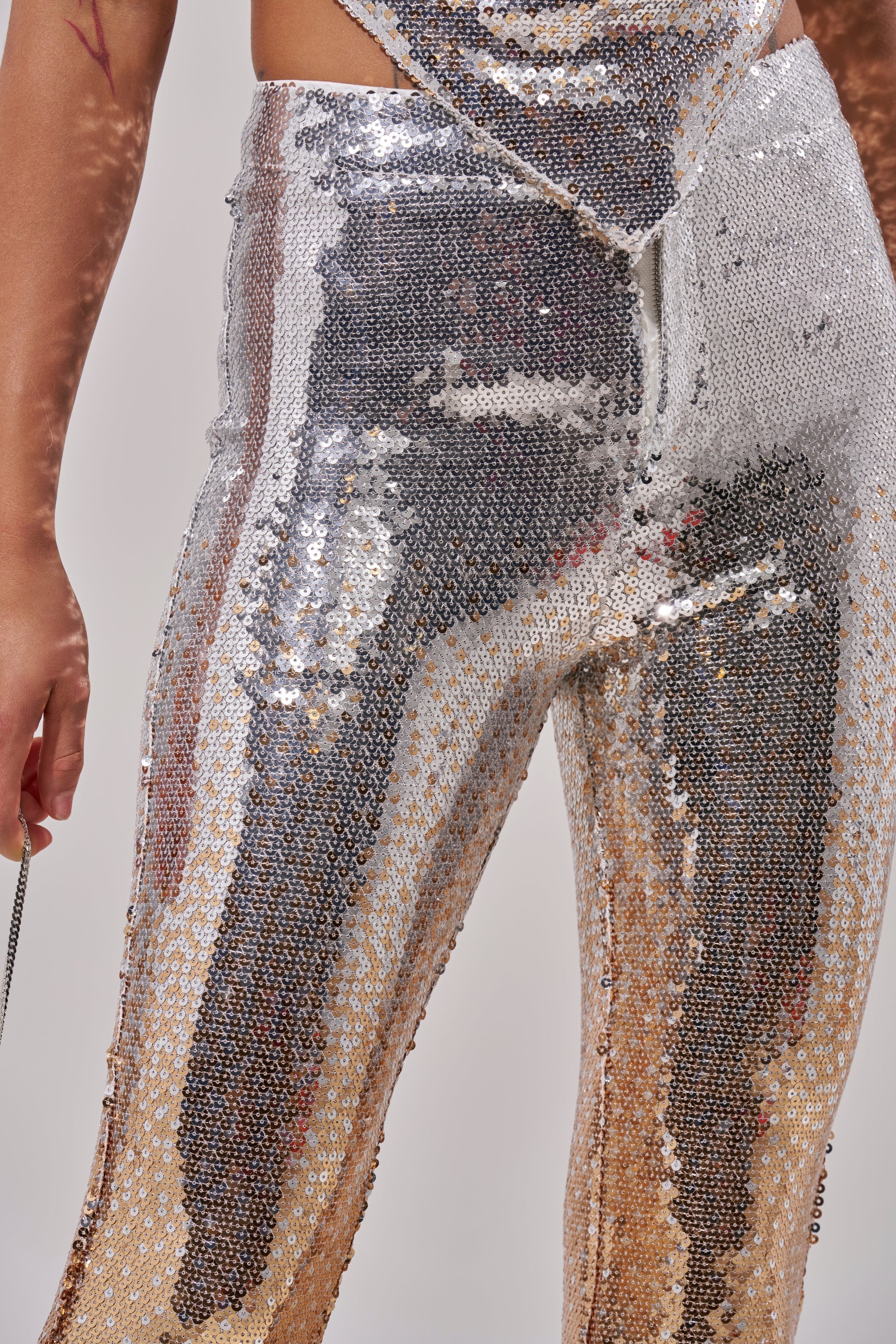 GALAXY OMBRE SEQUIN FLARE PANT