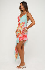 Sunbleached Midi Dress Oceanlight