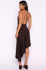 Sealed With Love Midi Dress Espresso
