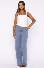 Act Natural Knit Pants Steel