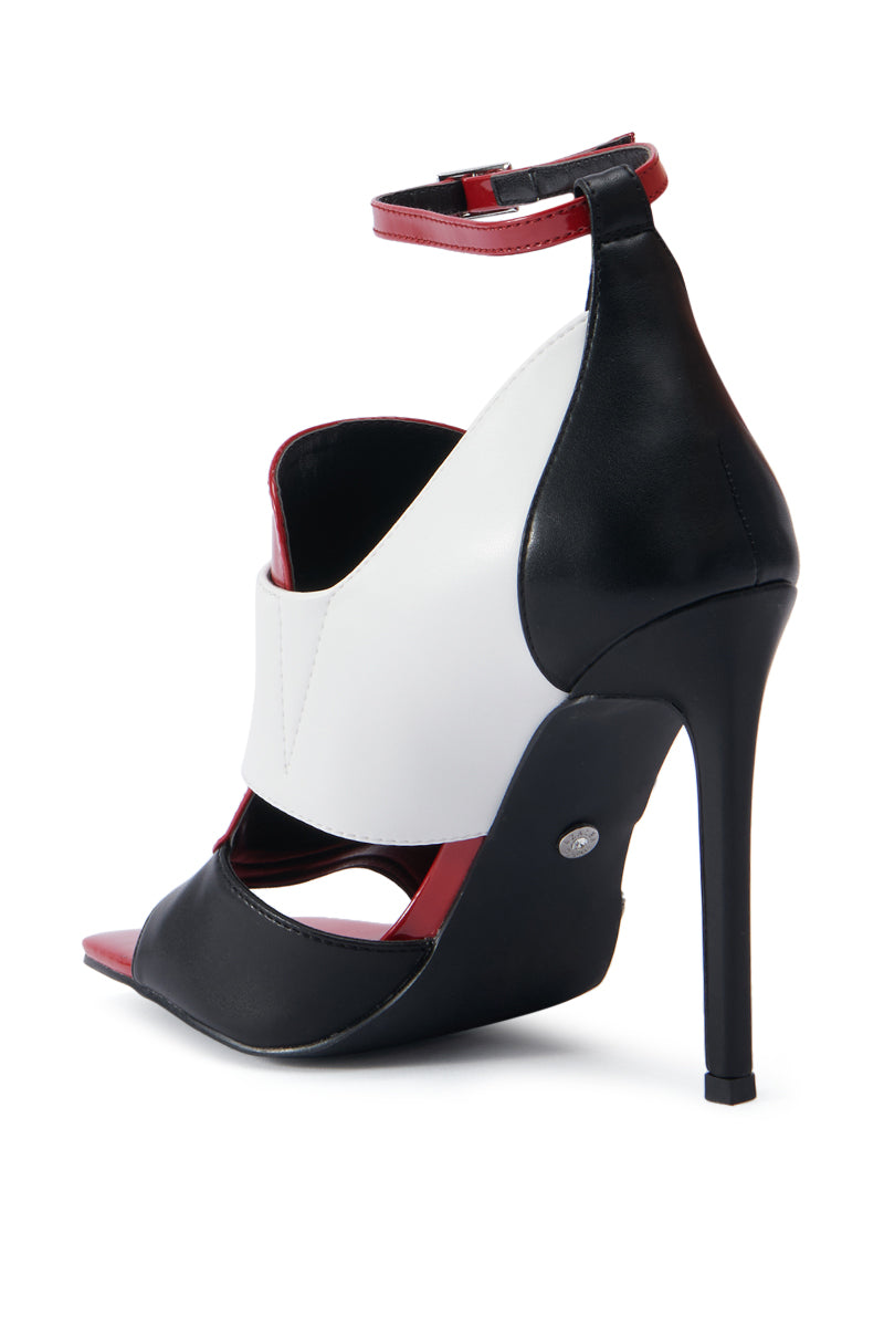 AZALEA WANG SELEENER RED SPORTY SANDAL