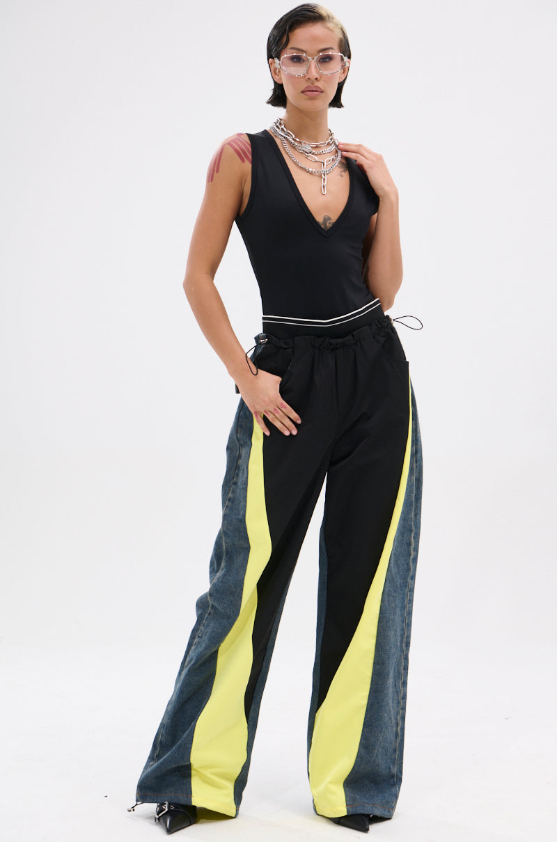 PAXTON PLUNGE SLEEVELESS BODYSUIT