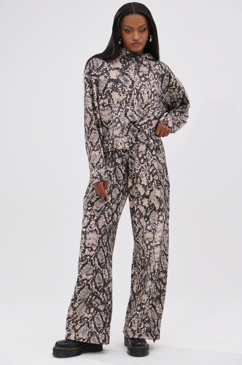 PYTHON HOODED SWEATSHIRT