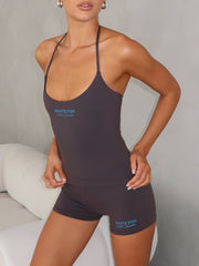 Studio 17 Lila Halter Top Charcoal