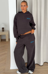 Studio 17 Tallulah Wide Leg Sweatpants Charcoal