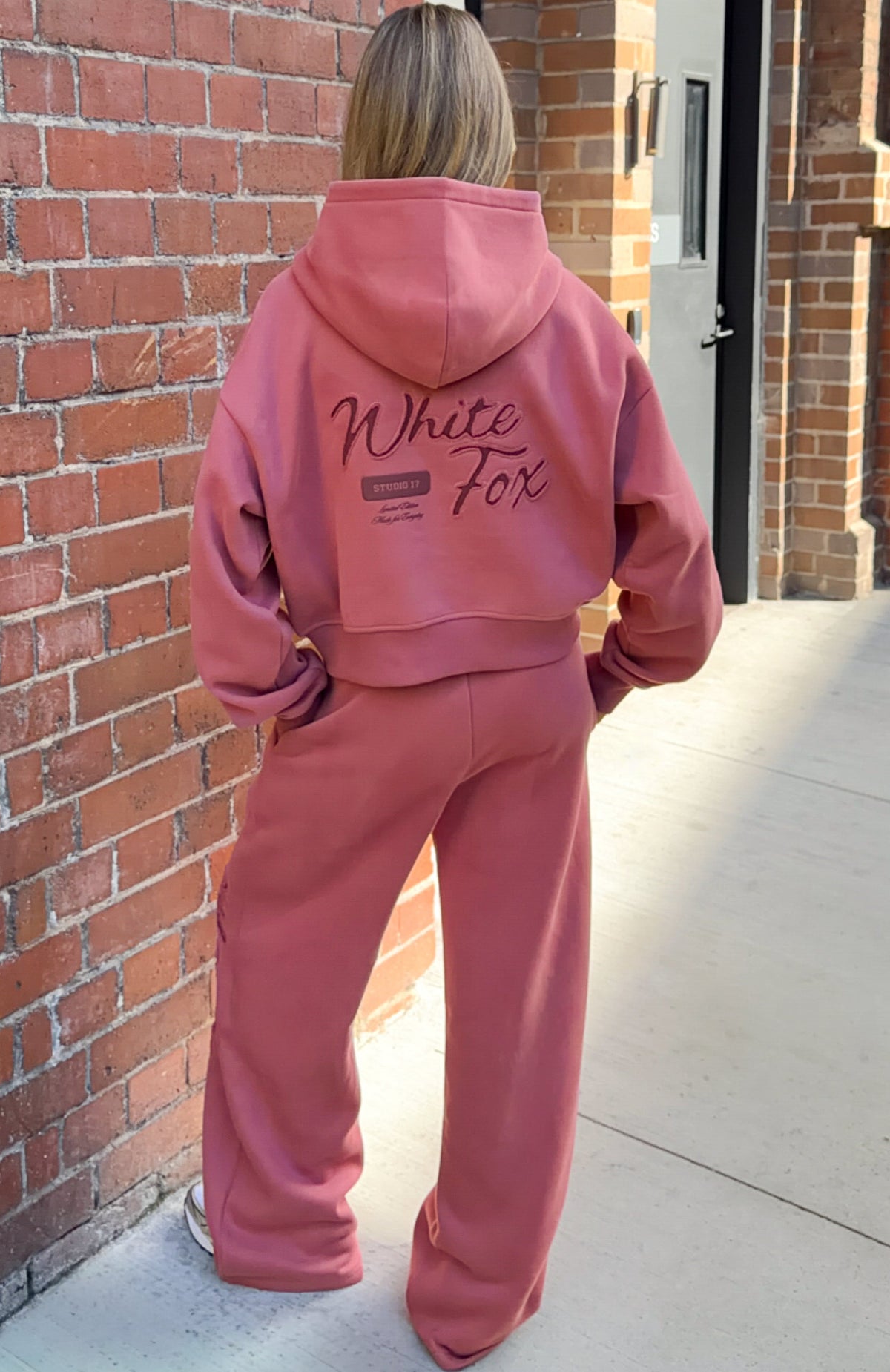 Studio 17 Willa Boxy Zip Front Hoodie Dusty Plum