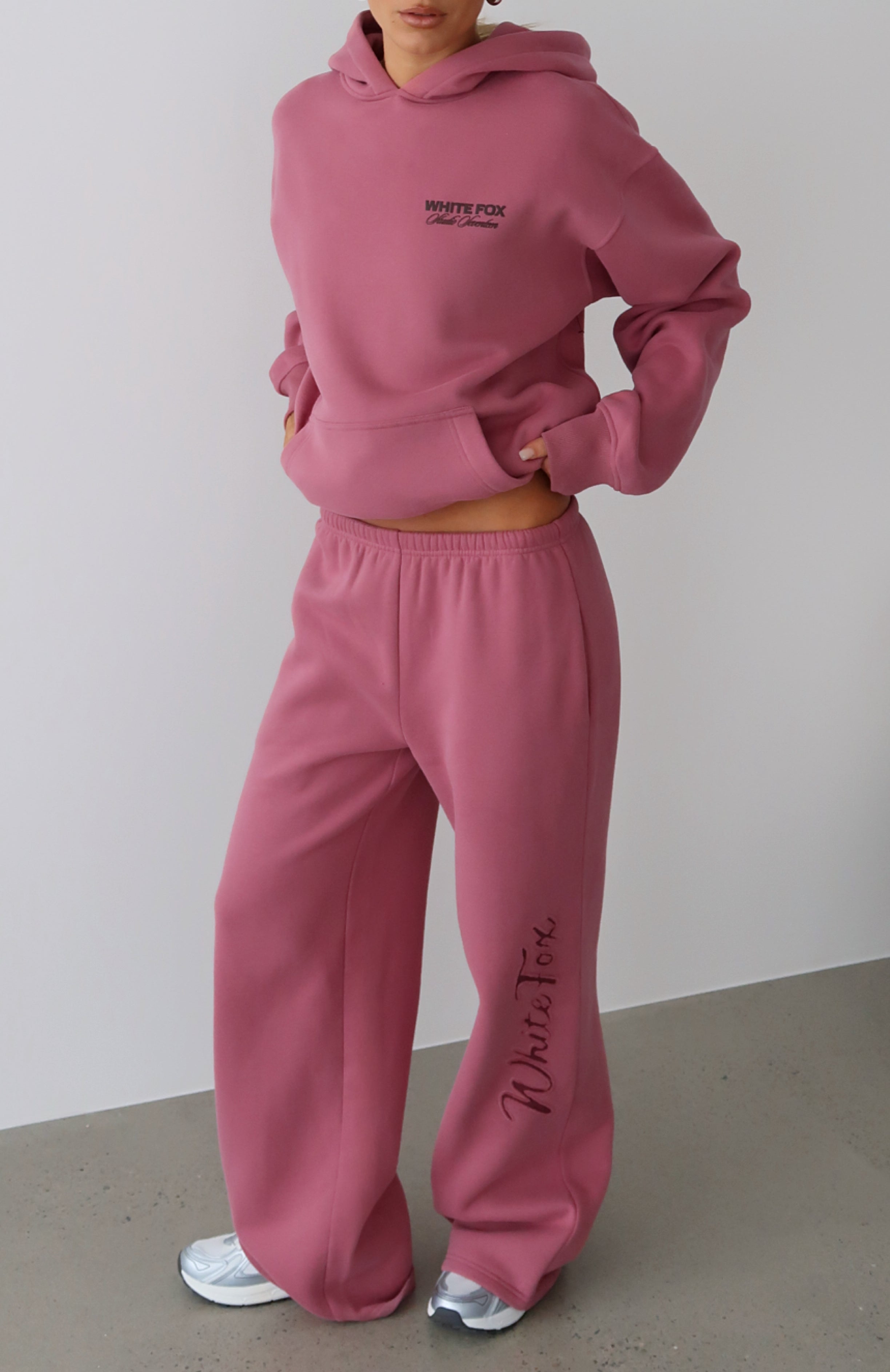 Studio 17 Willa Wide Leg Sweatpants Dusty Plum