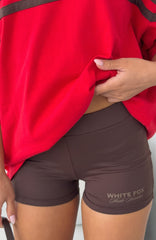 Studio 17 Lila Booty Bike Shorts Chocolate