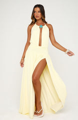 Light Of Amour Maxi Dress Lemon