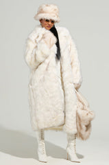 TOASTED MARSHMALLOW FUR COAT