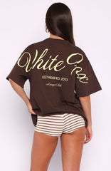 Slow Burner Oversized Tee Chocolate