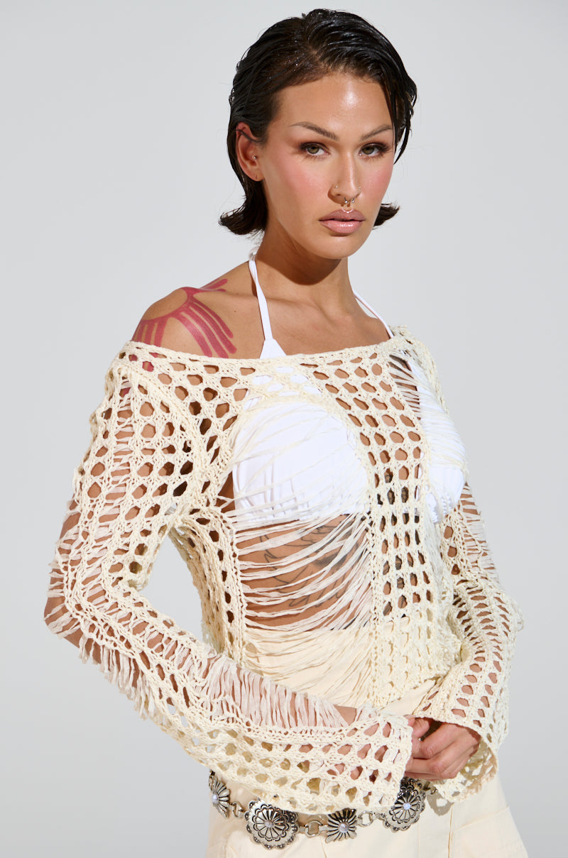 GINA LONG KNIT TOP