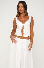 Catch My Drift Top Off White