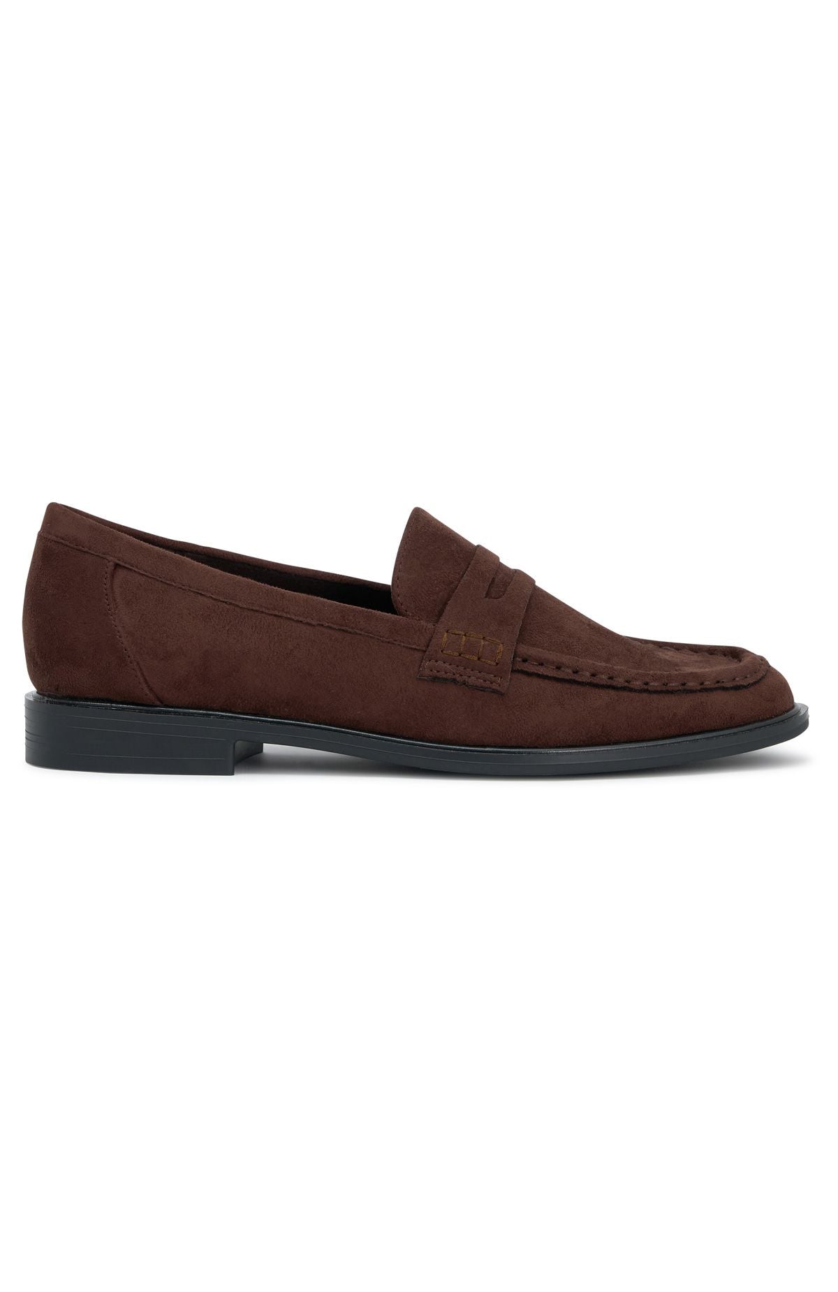 Judson Loafers Chocolate Faux Suede