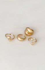Zyaire Ring Set Gold
