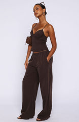 Take A Stance Pants Chocolate