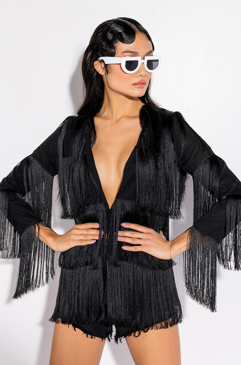 HEIDI FRINGED OUT JACKET