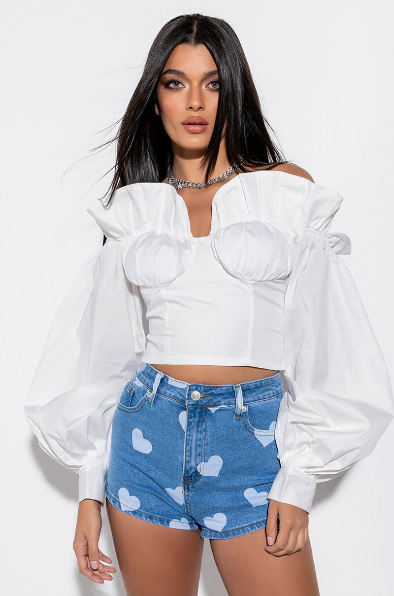 AMORE DENIM SHORT